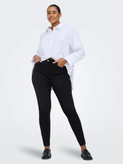 CARALLY Mid waist Skinny fit Jeans