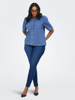CARALLY Mid waist Skinny fit Jeans