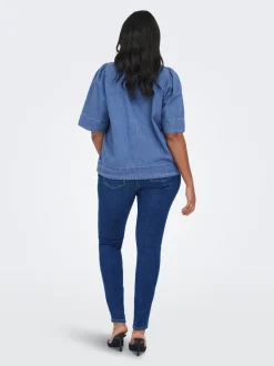 CARALLY Mid waist Skinny fit Jeans