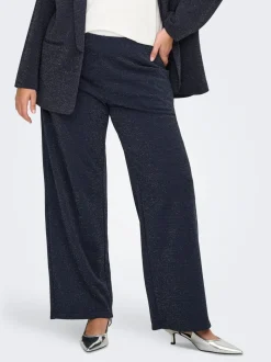 CARALYA Wide leg fit Broek met wijde pijpen
