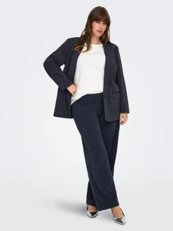 CARALYA Wide leg fit Broek met wijde pijpen