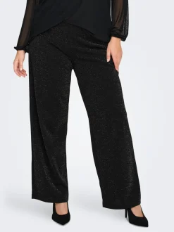 CARALYA Wide leg fit Broek met wijde pijpen