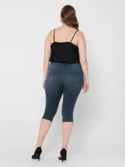 CARAUGUSTA High waist Skinny fit Denim shorts
