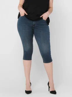 CARAUGUSTA High waist Skinny fit Denim shorts