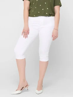 CARAUGUSTA High waist Skinny fit Denim shorts