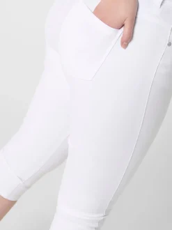 CARAUGUSTA High waist Skinny fit Denim shorts