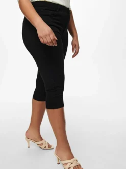 CARAUGUSTA High waist Skinny fit Denim shorts