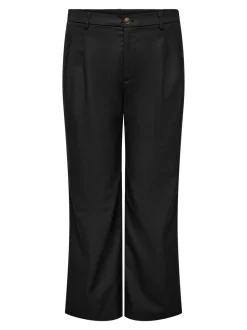CARBAIA Wide leg fit Linnen Broeken