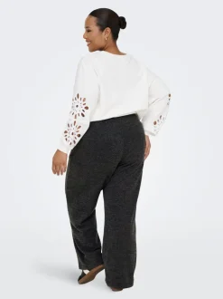CARBIZZY Regular fit Broek met wijde pijpen