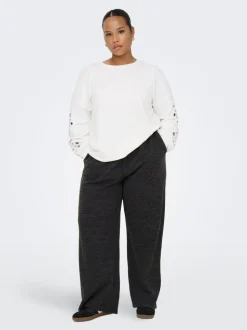 CARBIZZY Regular fit Broek met wijde pijpen