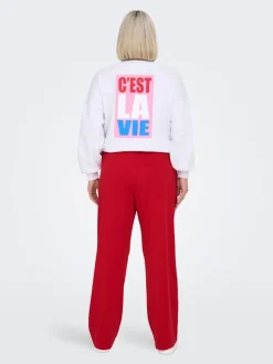 CARCARMEN Wide leg fit Broek met wijde pijpen