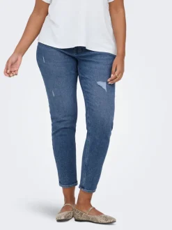 CARCATWALK High waist Mom fit Enkel lengte Jeans