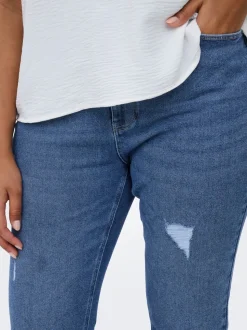 CARCATWALK High waist Mom fit Enkel lengte Jeans