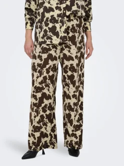 CARCOLACOW Wide leg fit Broek met wijde pijpen