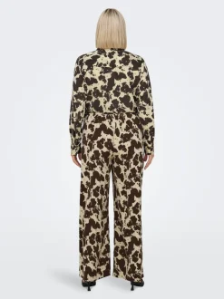 CARCOLACOW Wide leg fit Broek met wijde pijpen