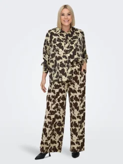 CARCOLACOW Wide leg fit Broek met wijde pijpen