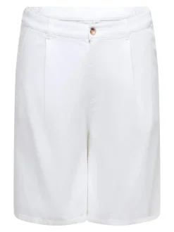 CARDAVINA-SOFT Mid waist Loose fit Bermuda shorts