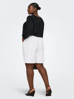 CARDAVINA-SOFT Mid waist Loose fit Bermuda shorts