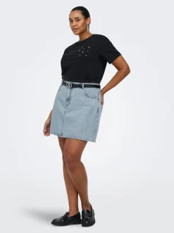 CAREDEN Denim Denim rok Korte rok