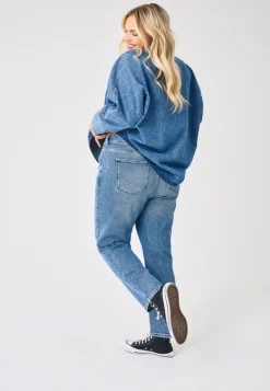 CAREMILY High waist Straight fit Jeans