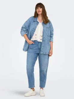 CAREMILY High waist Straight fit Jeans
