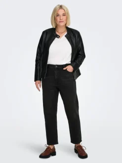 CAREMILY High waist Straight fit Enkel lengte Jeans