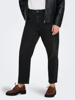 CAREMILY High waist Straight fit Enkel lengte Jeans