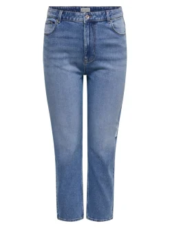 CAREMILY High waist Straight fit Enkel lengte Jeans