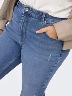 CAREMILY High waist Straight fit Enkel lengte Jeans