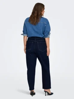 CAREMILY High waist Straight fit Enkel lengte Jeans