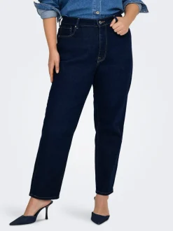 CAREMILY High waist Straight fit Enkel lengte Jeans