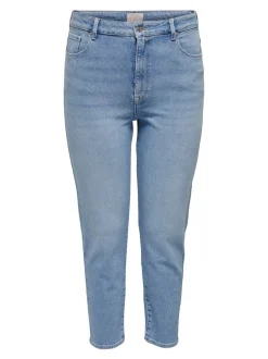 CAREMILYSTRETCH High waist Straight fit Enkel lengte Jeans
