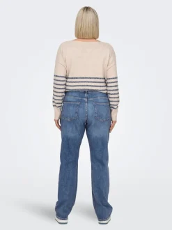 CAREVERLY Mid waist Bootcut fit Jeans