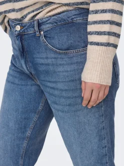 CAREVERLY Mid waist Bootcut fit Jeans