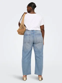 CARFRANKIE High waist Barrel fit Enkel lengte Jeans