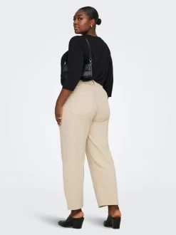 CARFRANKIE High waist Barrel fit Enkel lengte Jeans