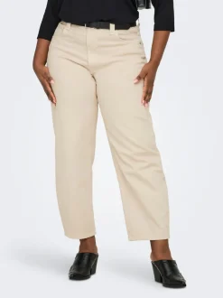 CARFRANKIE High waist Barrel fit Enkel lengte Jeans