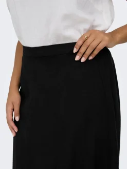 CARGOA Linnen Rok Midi-rok