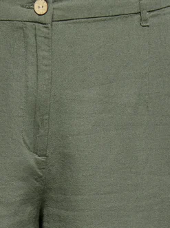 CARGOA Loose fit Linnen Nette shorts