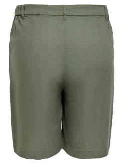 CARGOA Loose fit Linnen Nette shorts