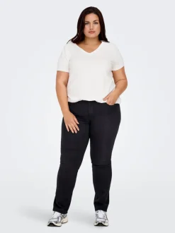 CARHIRIS Mid waist Straight fit Jeans