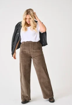 CARHOPE Wide leg fit Broek met wijde pijpen