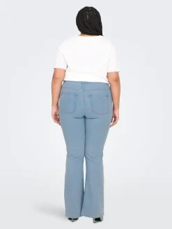 CARHUSH Mid waist Flared fit Jeans