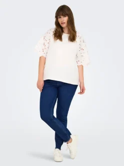 CARHUSH Mid waist Skinny fit Enkel lengte Jeans