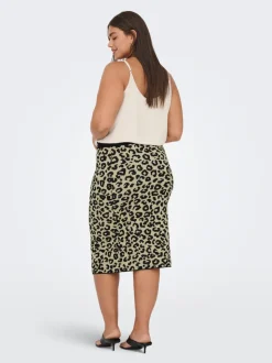 CARIBI Gebreide rok Midi-rok