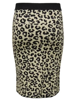 CARIBI Gebreide rok Midi-rok