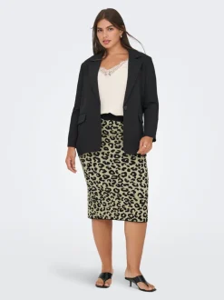 CARIBI Gebreide rok Midi-rok