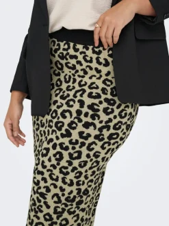 CARIBI Gebreide rok Midi-rok