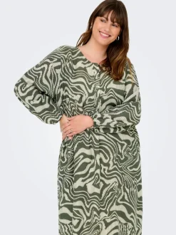 CARITHILDA Midi-jurk