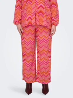 CARJARA Loose fit Palazzo broek